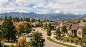 residential neighborhood in Castle Rock Colorado where location impacts home insurance rates