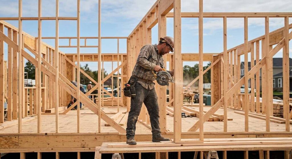 contractor working on job site in Castle Rock Colorado related to contractor insurance risks