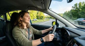 Teen driver practicing safe driving for Colorado Springs auto insurance coverage